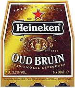 Heineken Oud Bruin set van 6 flesjes á 0,30 liter Heineken Oud Bruin set van 6 flesjes á 0,30 liter